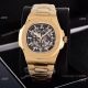 Faux Patek Philippe Nautilus Skeleton Watch Yellow Gold (7)_th.jpg